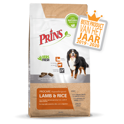 Prins ProCare Lamb & Rice Hypoallergenic 15kg