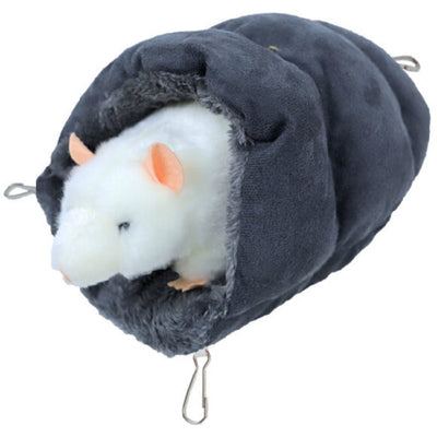 Knaagdier slaapzak pluche grijs - 25 cm