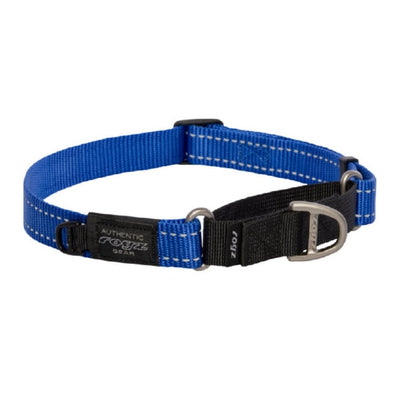 Rogz Utility Control halsband M blauw