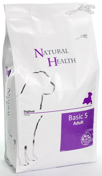 Natural Health adult dog Basic 5   2,5kg