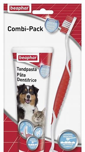 Beaphar Combi Pack Tandenborstel + tandpasta