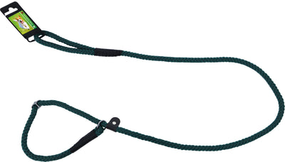 Boon Dog fashion Retrieverlijn met dubbele stop rond 1cm x 150cm, groen