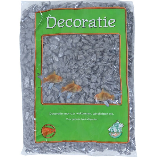 Glitter gravel grijs 1kg