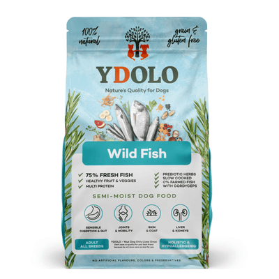 Ydolo Dog Semi Moist Wilde Vis 10kg