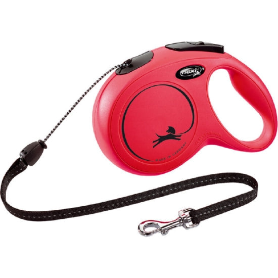 Flexi New Classic cord S rood, 8 meter