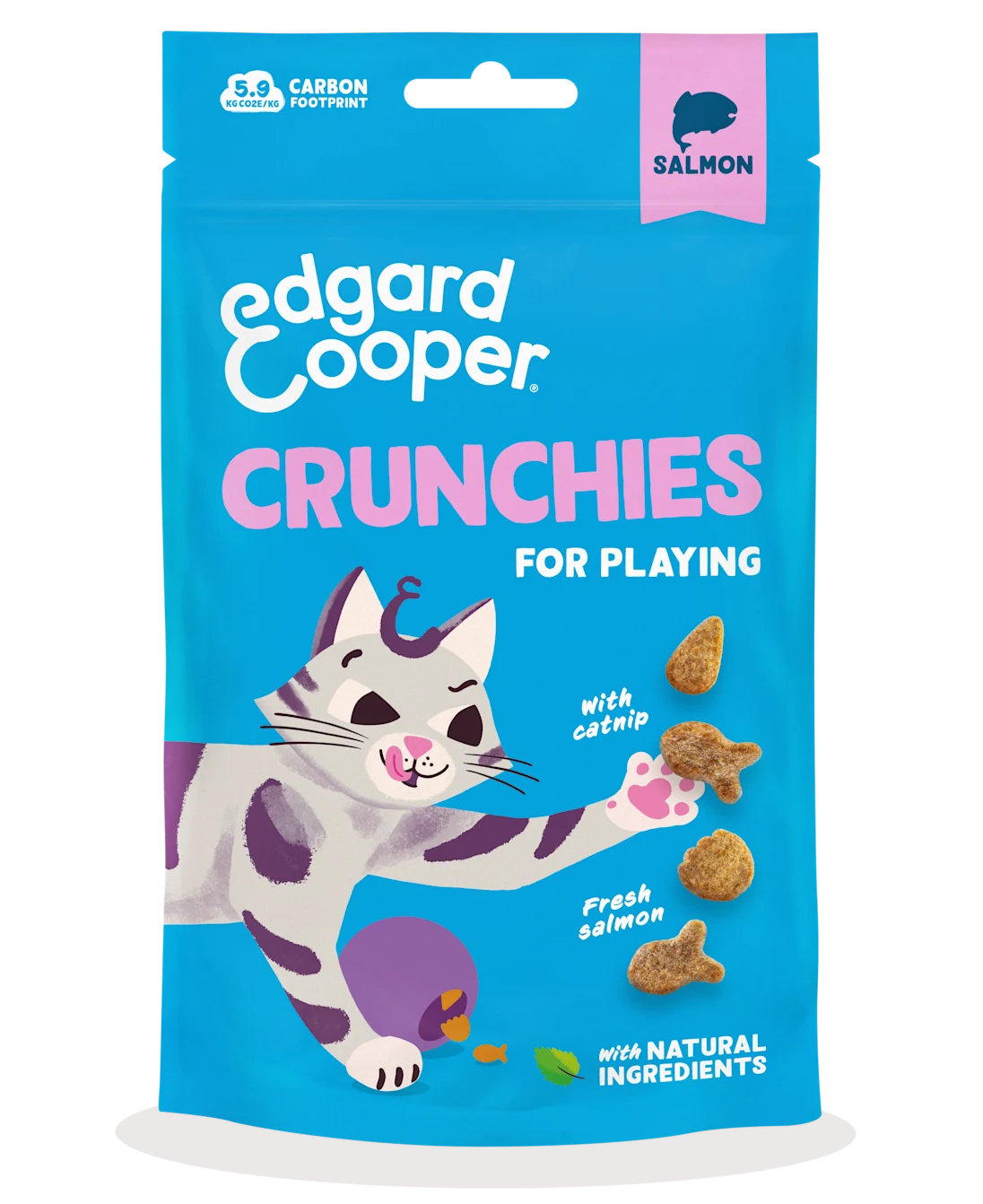 Edgard & Cooper Cat Crunchies Zalm 50gr.
