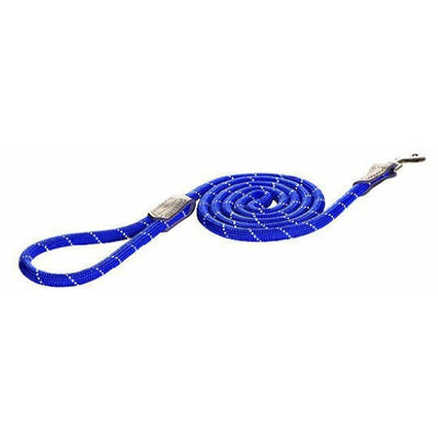 Rogz Rope hondenriem M blauw, 1,8mtr.