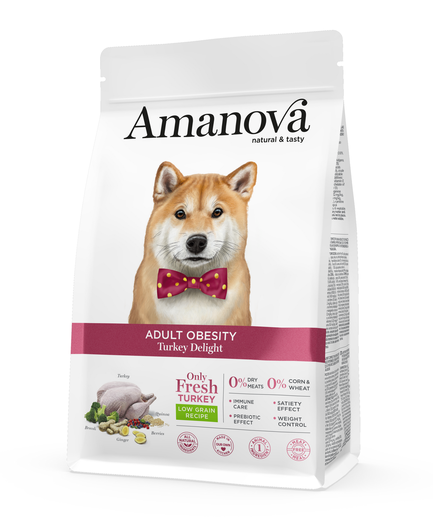 Amanova Adult Dog Obesity Turkey Delight 2kg