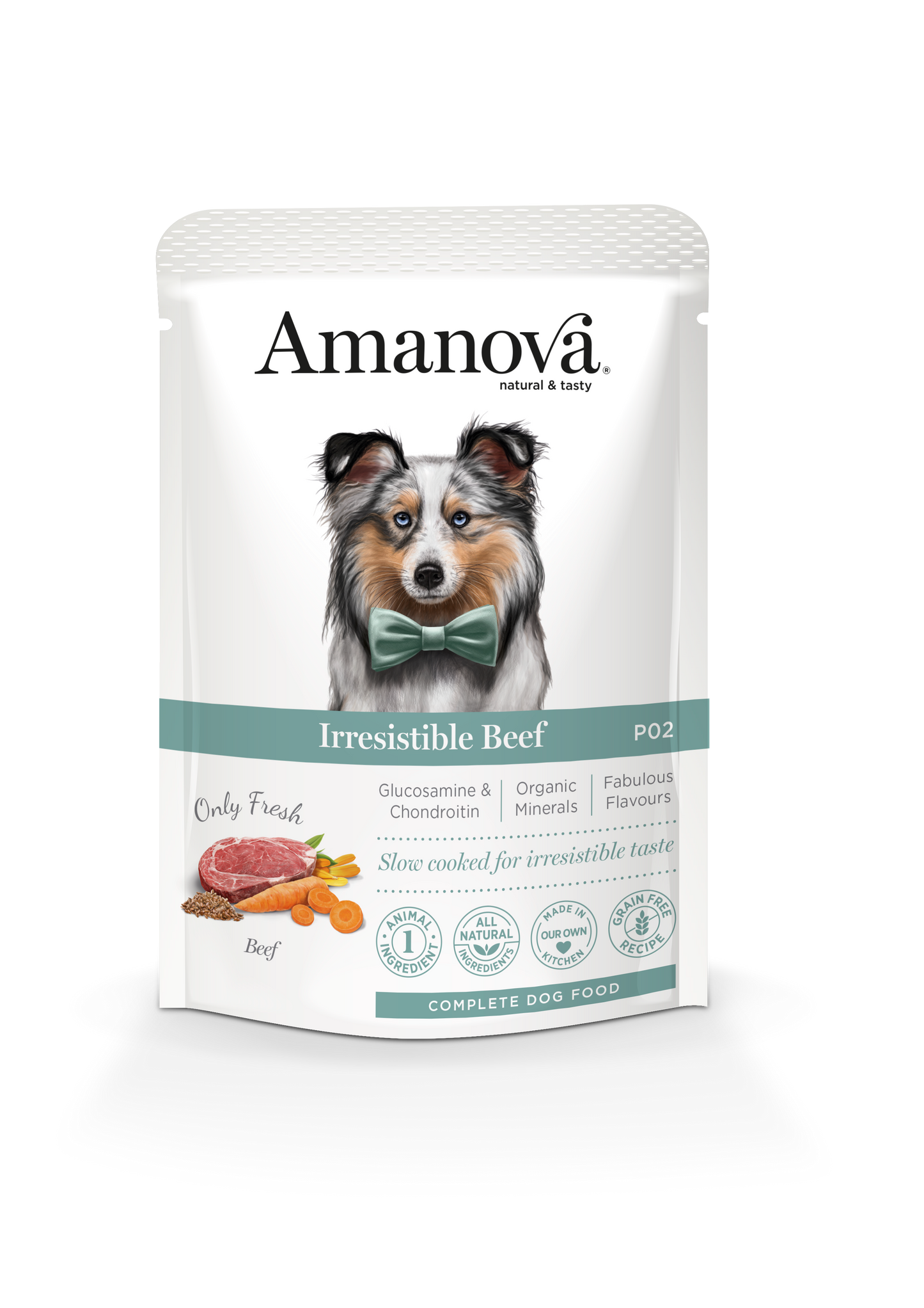 Amanova Adult Dog Irresistible Beef 100gr.