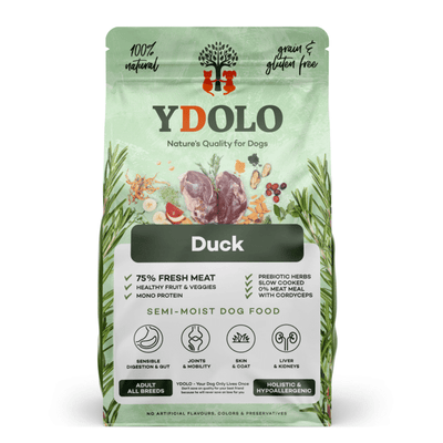 Ydolo Dog Semi Moist Eend 10kg