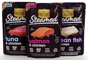Natural Health Cat Steamed Catch of the day 12 x 85gr.