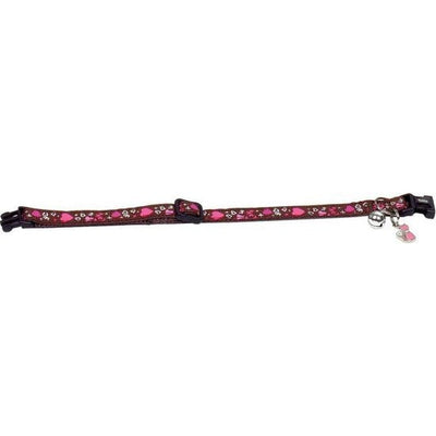 Nobby Kattenhalsband Ribbon Love Hartjes