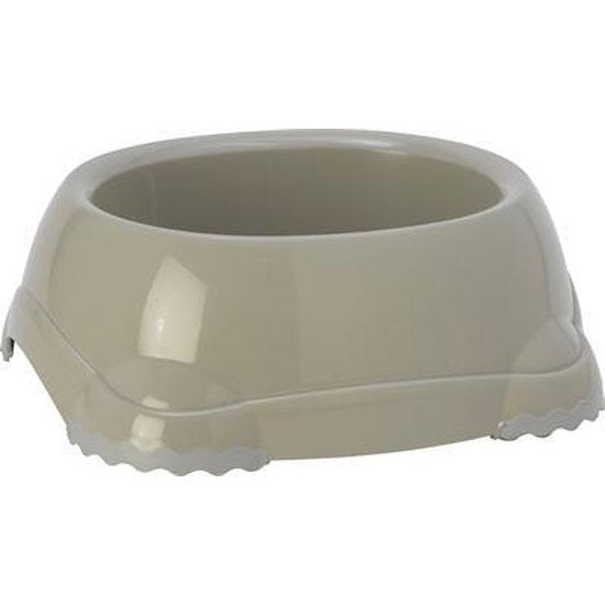 Moderna plastic bak honden eetbak smarty taupe