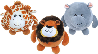 Boon safaribal pluche met piep, 17cm