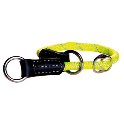 Rogz Obedience Rope halsband geel M 30-35cm x 9mm