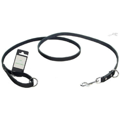Vario lijn vetleer zwart 16mm x 185cm