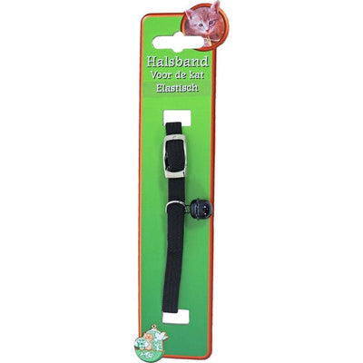 Boon kattenhalsband elastisch, zwart