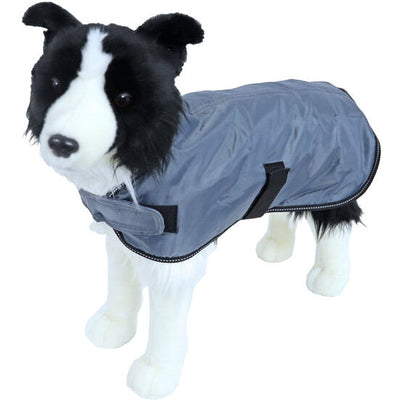 Boony hondenjas basic waterproof grijs, 60 cm