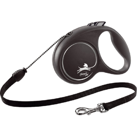 Flexi Black Design cord XS zwart, 3 meter